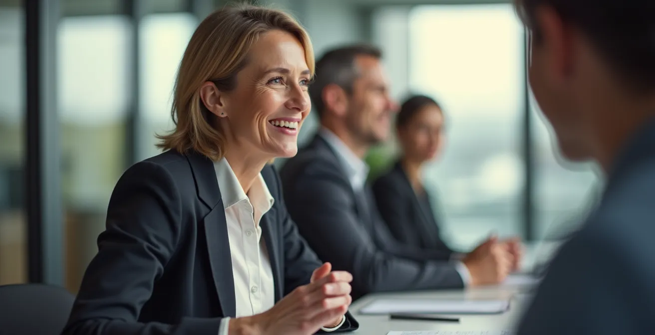 Führungskraft zeigt emotionale Intelligenz im Teamgespräch