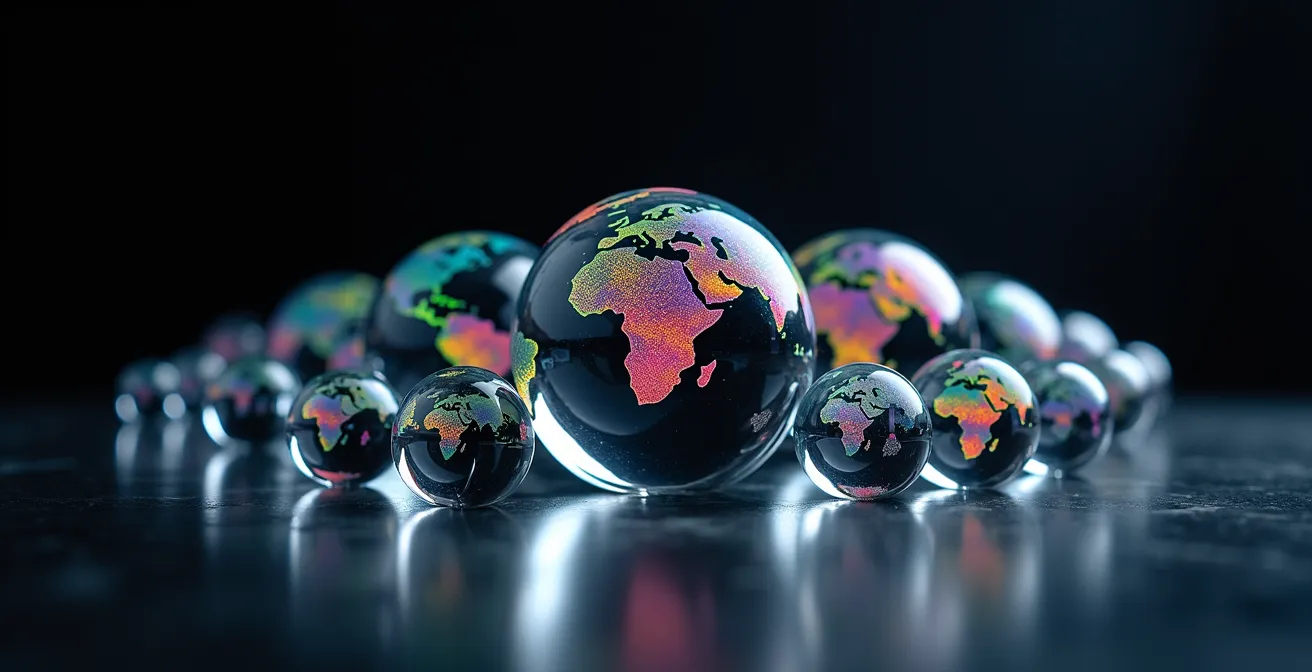 Visualisierung eines global diversifizierten ETF-Portfolios