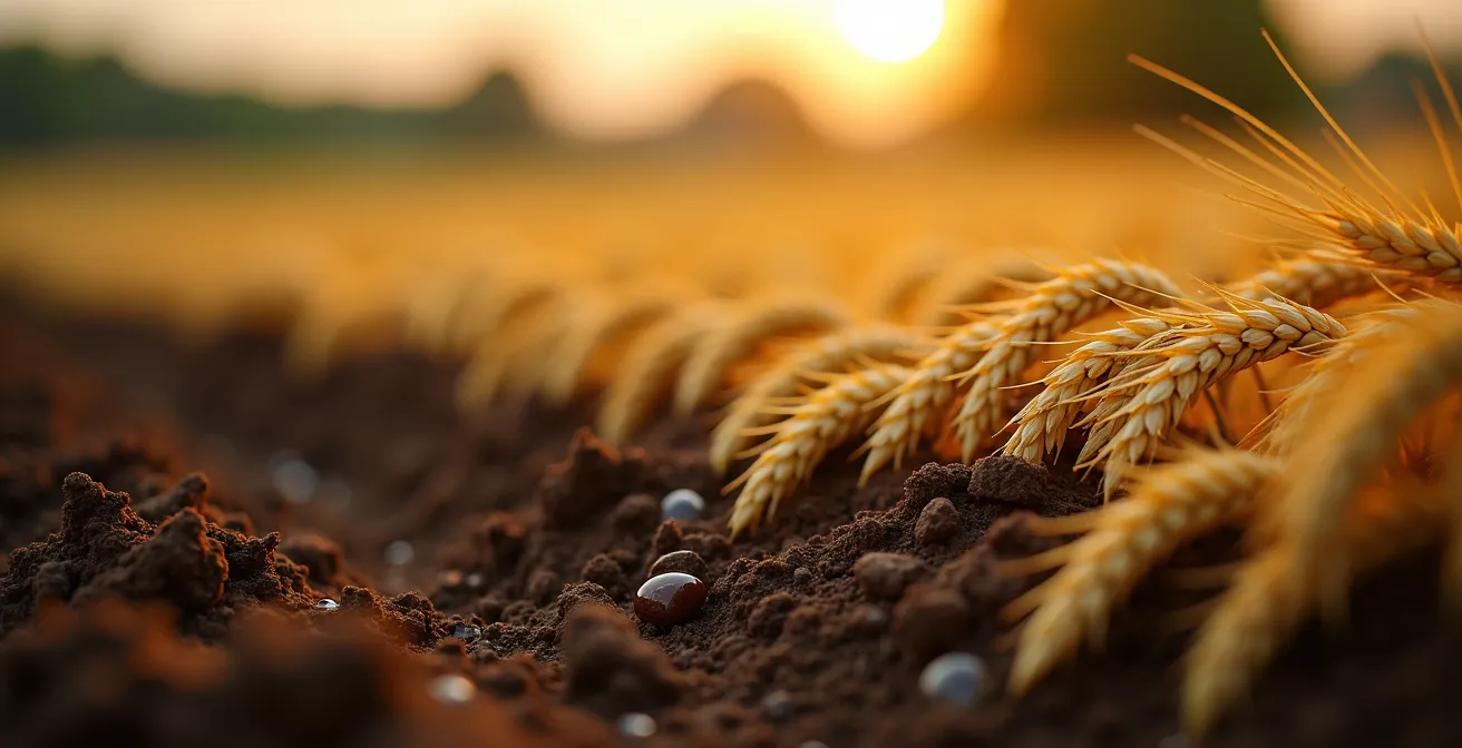 Deutsche Kulturlandschaft mit regionaltypischen landwirtschaftlichen Anbauflächen